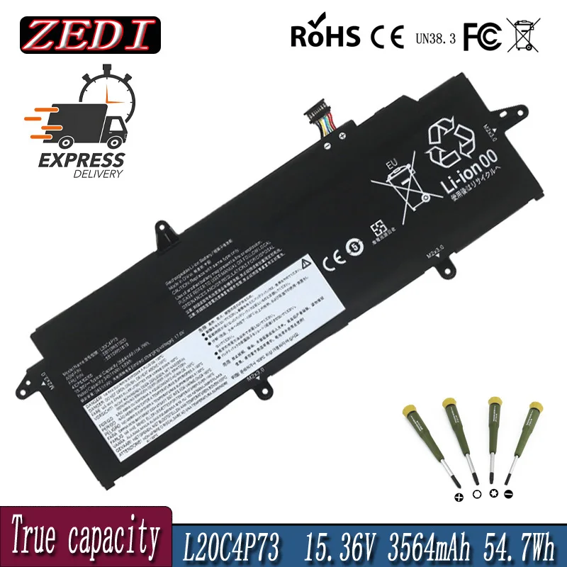 ZEDI New L20M4P73 Laptop Battery For Lenovo ThinkPad X13 Gen 2 Gen 3 Series L20D4P73 L20C4P73 L20D3P72 L20C3P72 5B10W51818