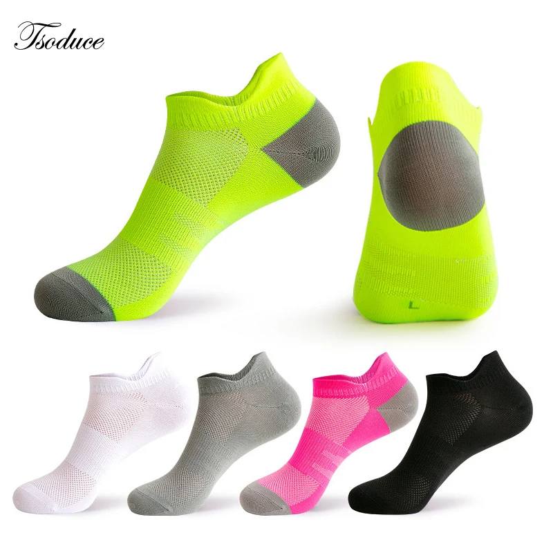 Summer Socks Professional Women Men Sports Marathon Running Fitness Quick-Drying Breathable Mesh Low Cut Shallow Boat Socks