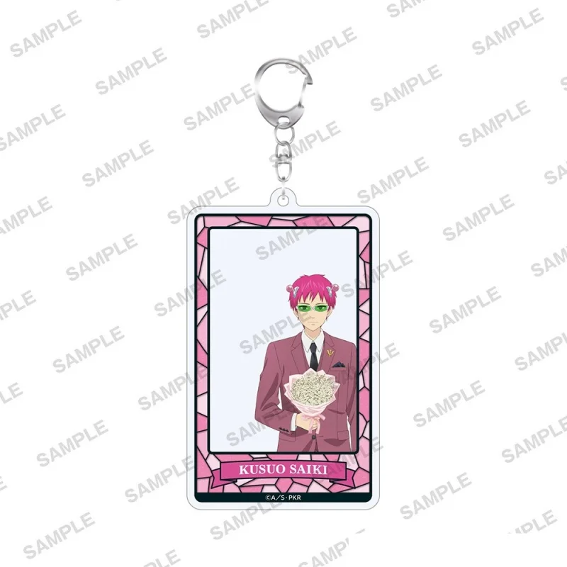 The Disastrous Life of Saiki K Popular Cartoon Figure Acrylic Keychain Vivid Color Print Bag Pendant Portable Accessory