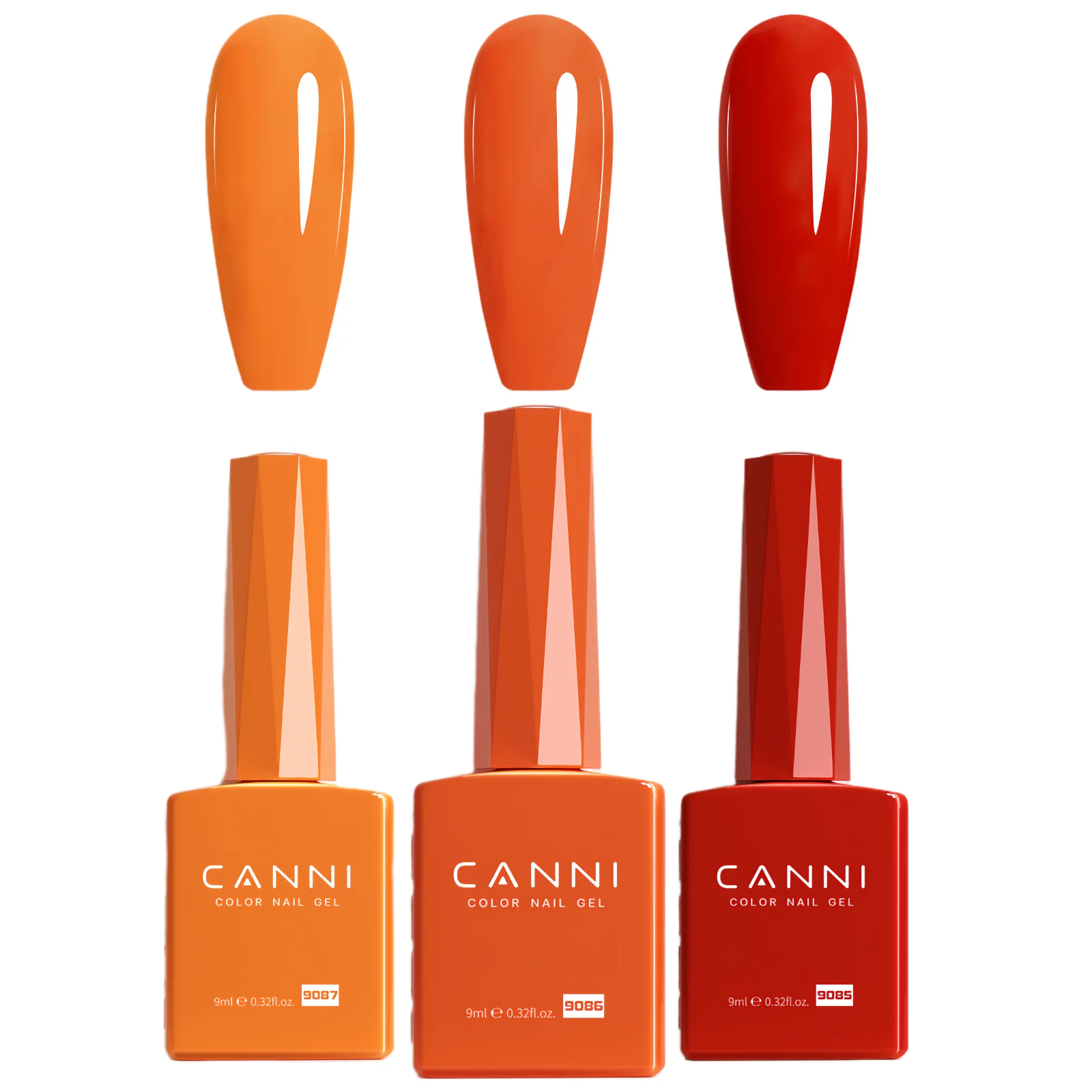 9ml CANNI TPO FREE HEMA FREE Ultra Consistency Nail Gel Polish Set Round Brush Semi Permanent Soak Off UV LED Gel Nail Kit