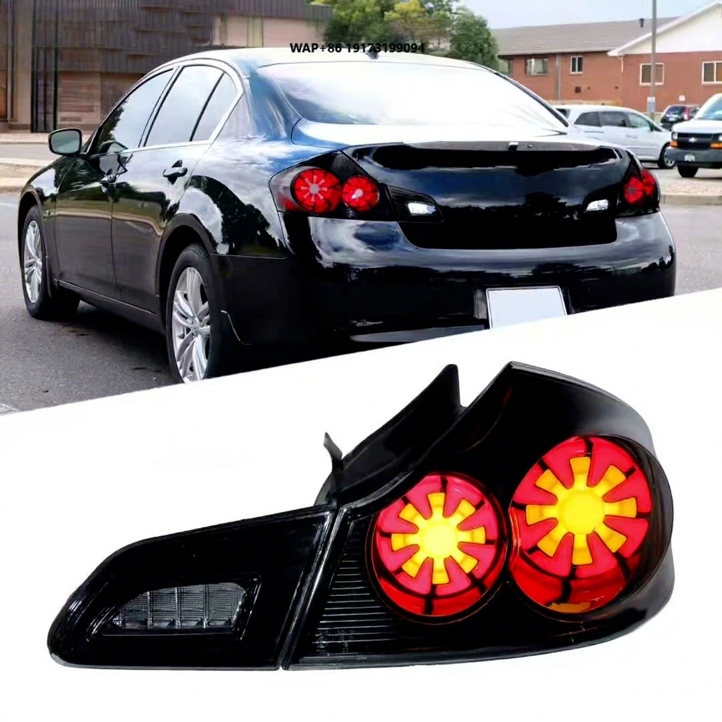 

Задний фонарь G25 для Infiniti G35 G37 2007-2013, модифицированный седан, светодиодный, прозрачный, внешний и внутренний, 26550-JK00D