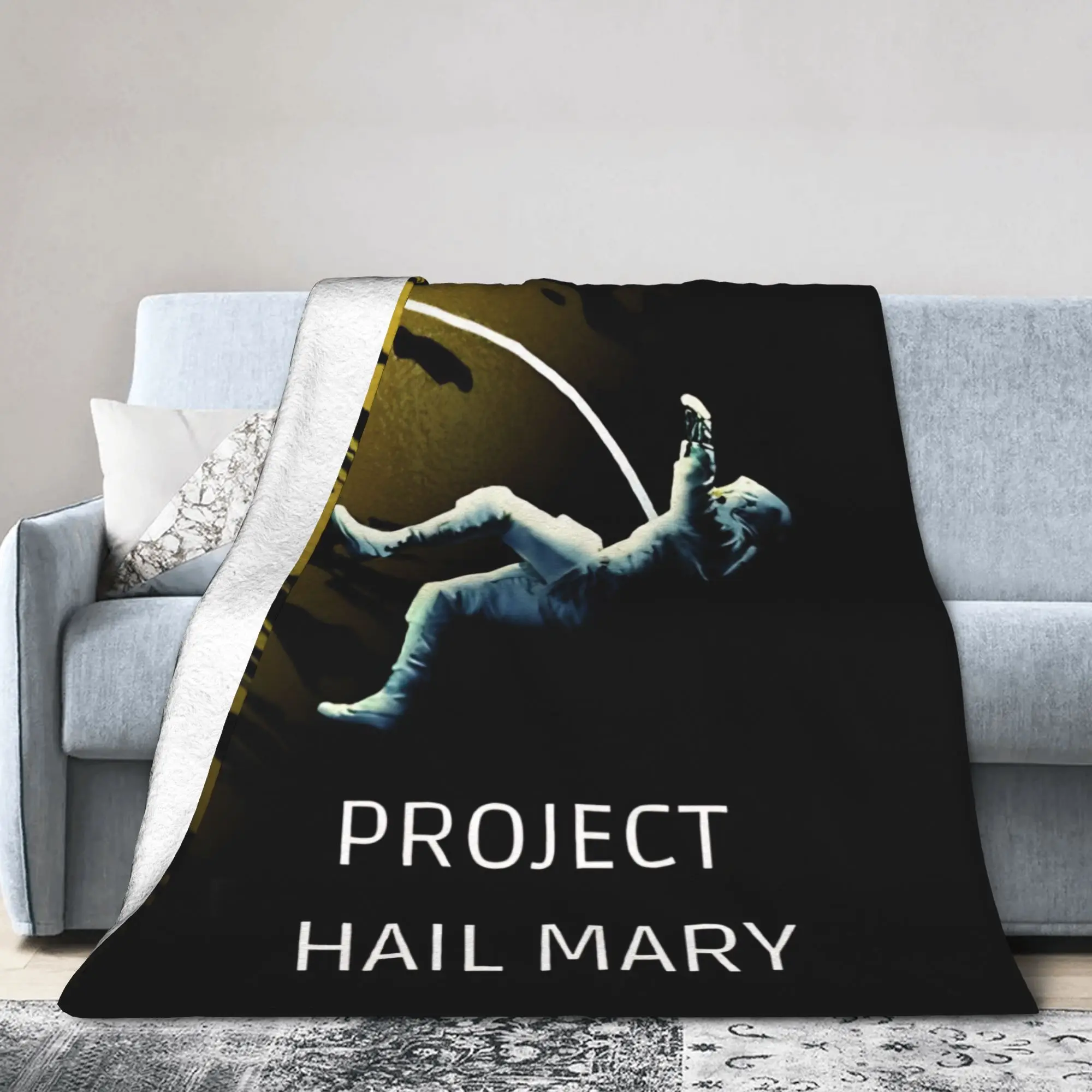Si Fi Project Hail Mary  Blankets  Plush Throw Blankets Airplane Travel Portable Lightweight Bedsprea,