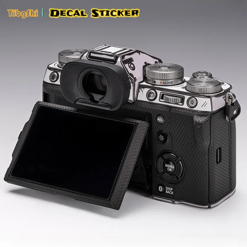 

Для Fuji XT5 2D версия, наклейка, защитная пленка для камеры Fujifilm X-T5, наклейка на кожу, рисунок эскиза XT 5, покрытый