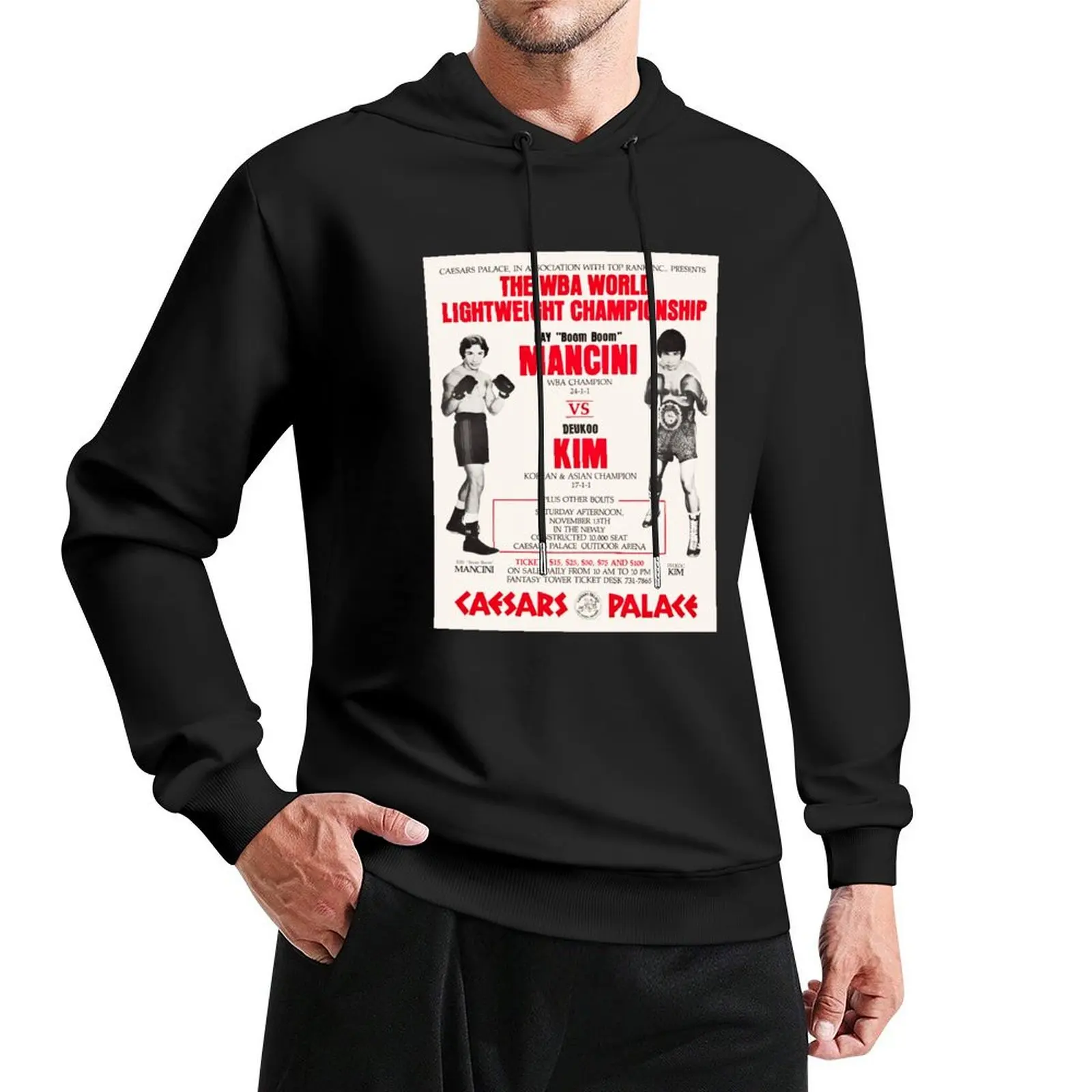 

Boxing t-shirt and poster: Clash of toughness Pullover Hoodie autumn men's clothing graphic t shirts men autumn hoodie