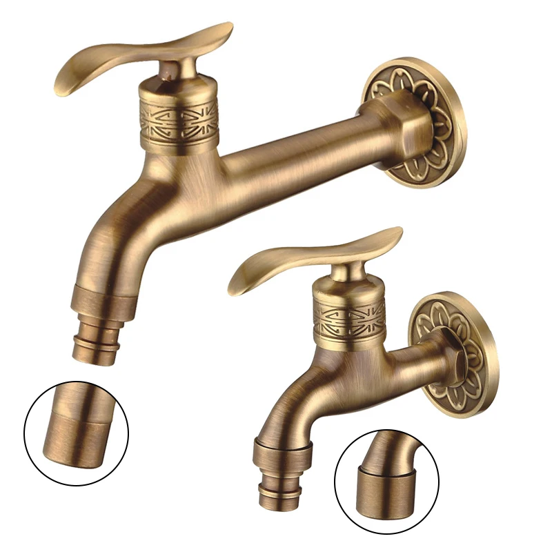 Picture 4: Garden Faucets Antique Bronze Terrace Wash Machine Dual Use Faucet Mop Pool Tap Crane EL7772-1