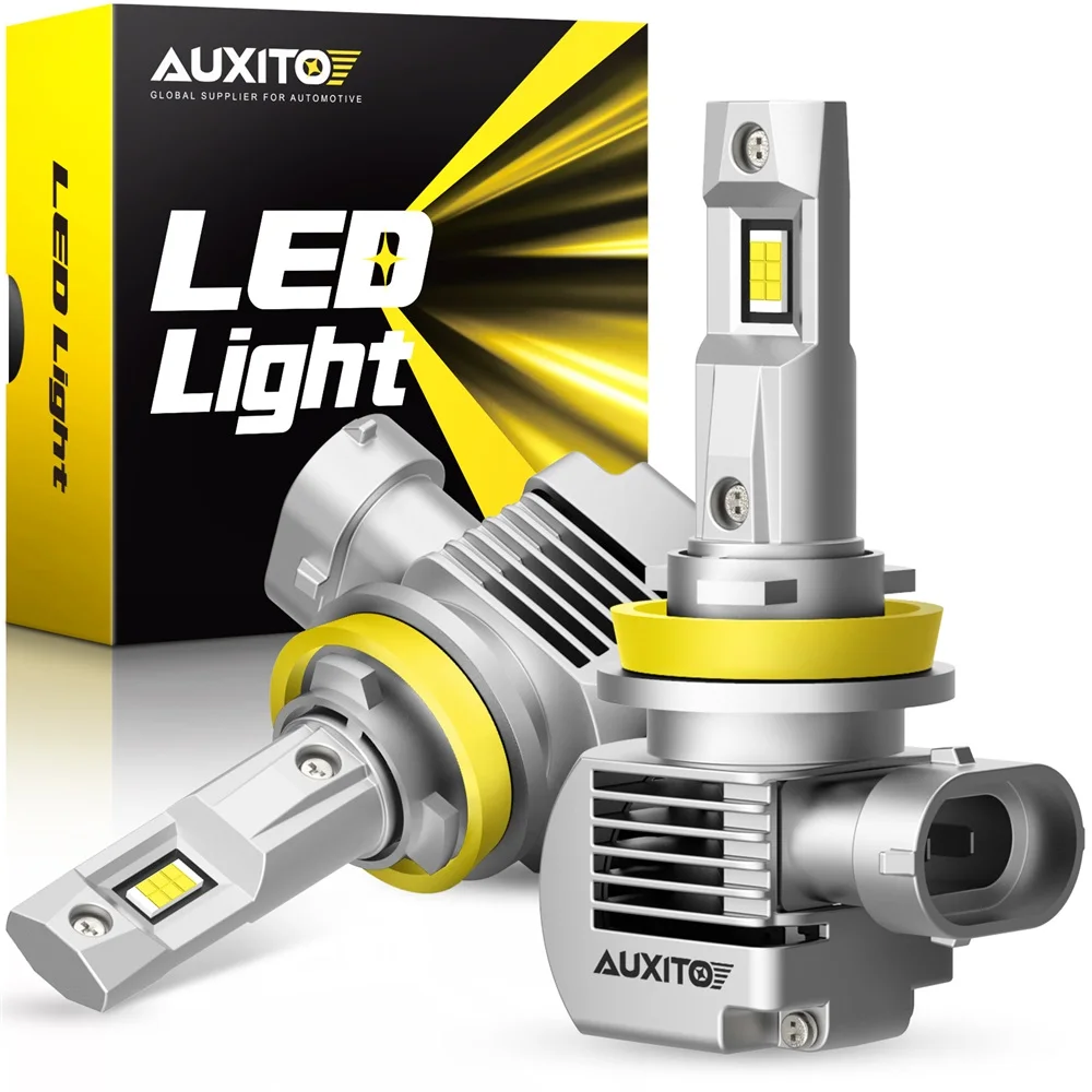 2Pcs AUXITO 20000LM High Power H8 H11 LED Head Light CANBUS H4 H13 9007 9012 HIR2 9005 HB3 9006 HB4 LED Headlight Bulb Car Lamp