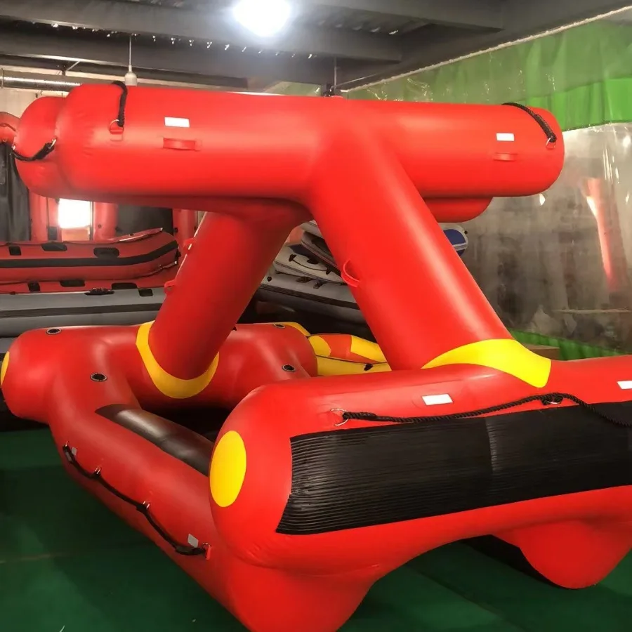 Self-righting rescue boat Riptide sea giant wave rolling dam flood control emergency rescue triangular wear-resistant hull