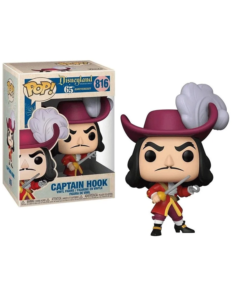 Funko Pop Captain Hook Disneyland 65th 816 anniversary