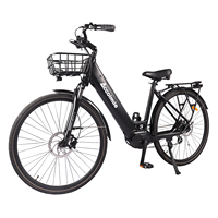 Accolmile Women's Ebike 28 Inch 700C 1S 36 V 250 W M200 Middle Motor City Ebike Pedelec Removable 15.6 Ah 561 Wh Lithium Battery