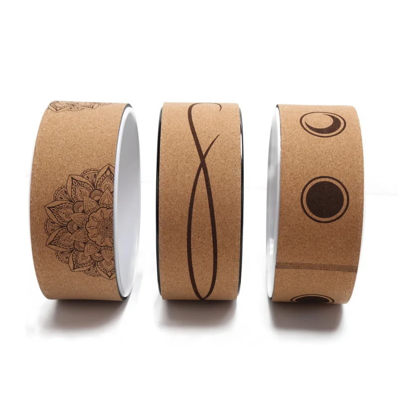 عجلة اليوغا المهنية اللياقة البدنية TPE PU ABS مجموعة عجلات اليوغا اللياقة البدنية الأسطوانة لممارسة الظهر عجلة اليوغا 2