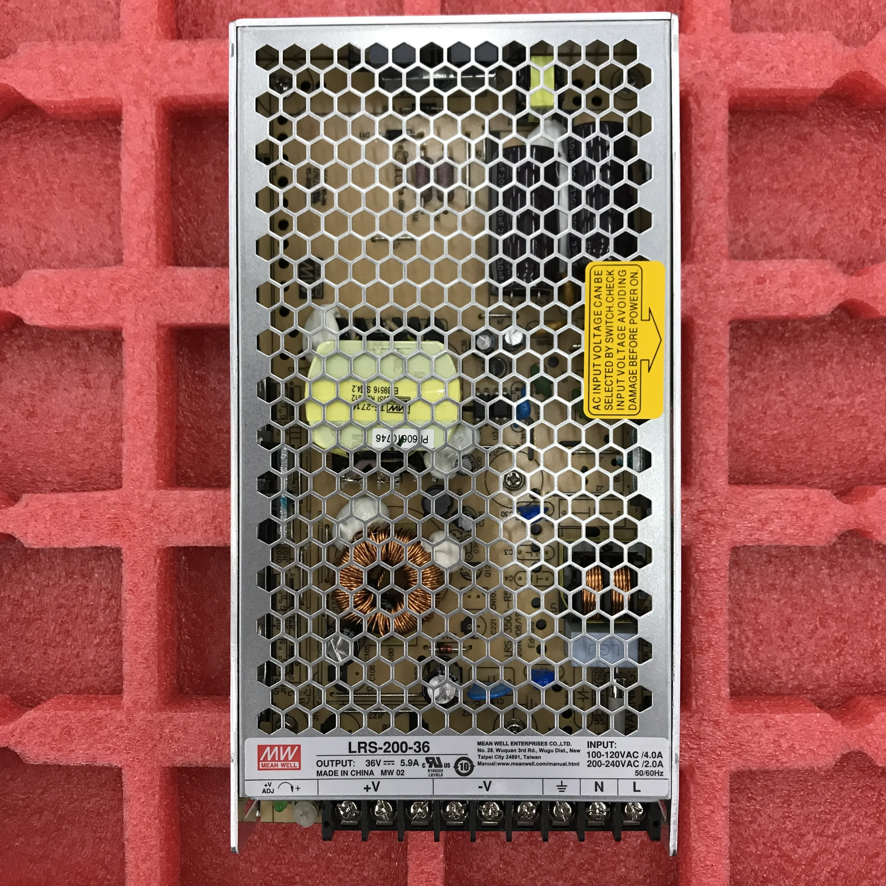 يعني جيدا LRS-200 LRS-200-5 LRS-200-12 LRS-200-15 LRS-200-24 LRS-200-36 LRS-200-48 ميانويل LRS 200 200 واط أصلي وحقيقي #4