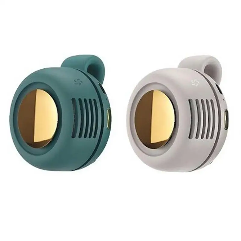 

Small Clip Fan Bladeless Portable Fan With Clip Rechargeable Wearable Air Cooler With 3 Speeds 360 Rotation Quiet Cool Gadgets