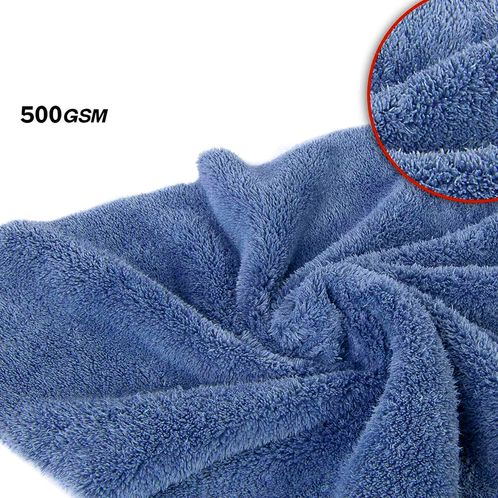 10 pack of professional microfiber towels 60x30cm soft and highly absorbent, suitable for home use, car washing, and automatic