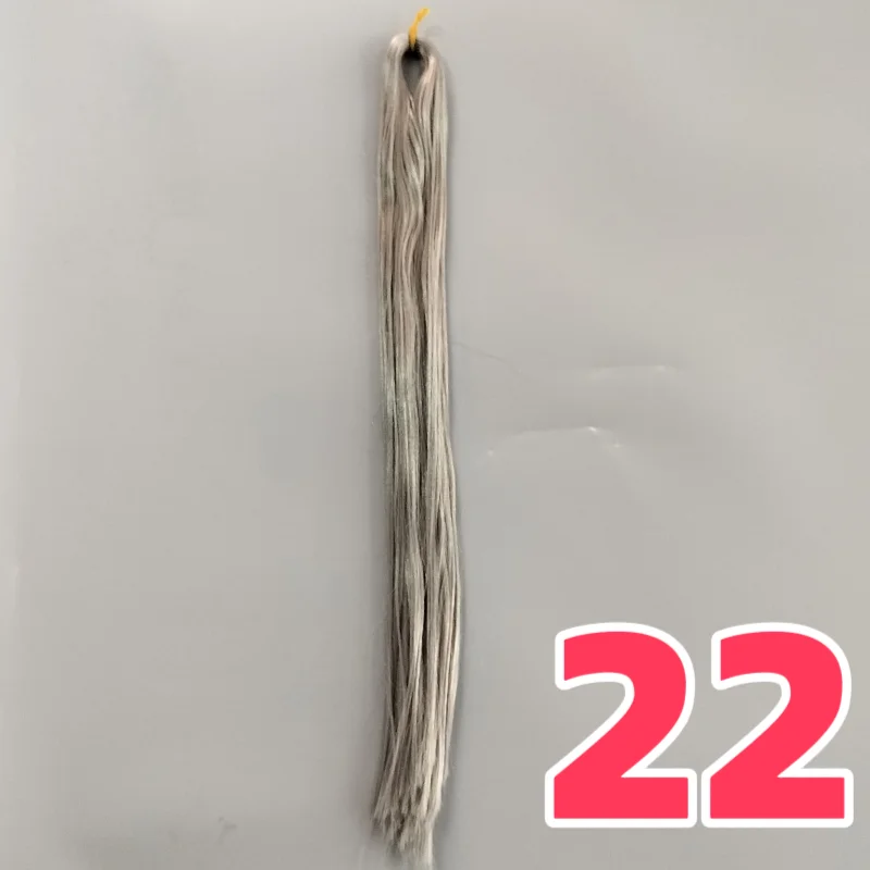 Bjd-Puppe, 80 cm, Haar, rohe Synthese, Milchseide, Anti-Mohair-Perücke, gefälschter Handhaken, Transplantationsmaterial, weiche Puppenperücken