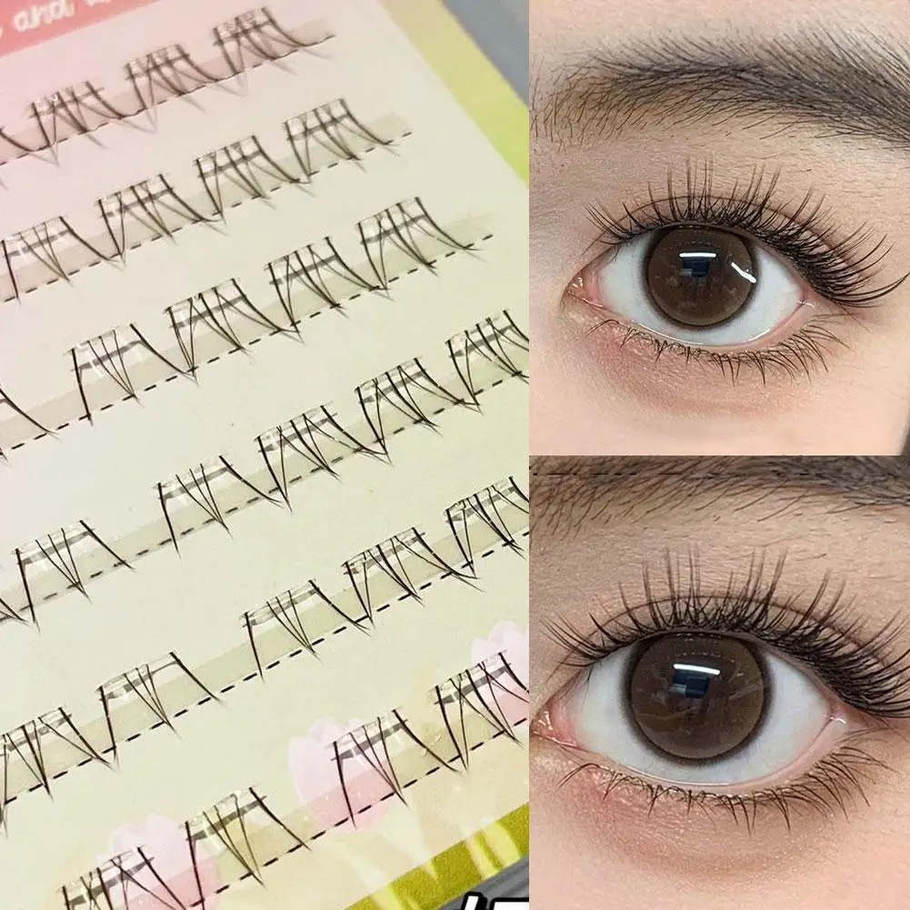 

Air Lower Eyelashes Fairy Fake LashesSegmented Natural Lashes Lashes Manga Makeup Bottom Eyelash Makeup Under Tool G7T8