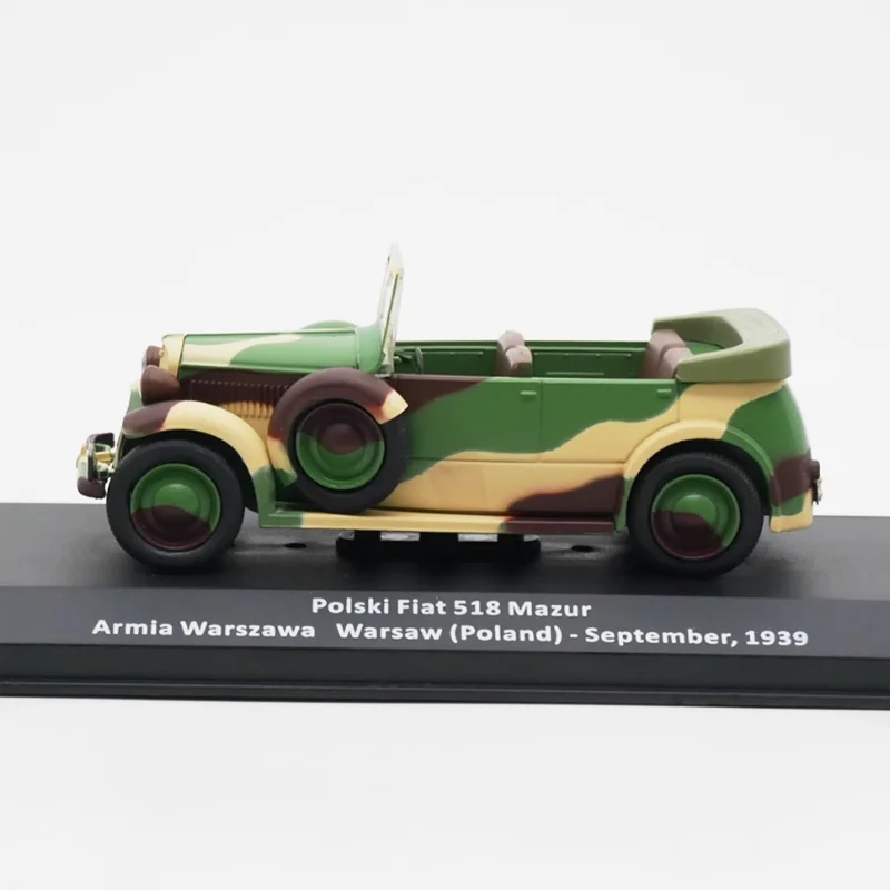 IXO ダイキャスト 1:43 スケール 合金 フィアット 518 マズール 1939 軍用車両 モデル シミュレーション おもちゃ コレクション ギフト 静態ディスプレイ