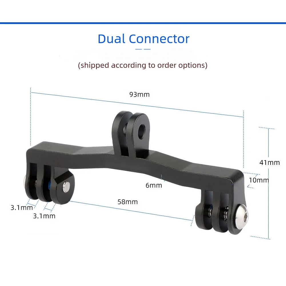 Extensor de bicicleta de estrada, montagem cnc, câmeras de alumínio, suporte de luzes para guidão integrado, acessórios de ciclismo