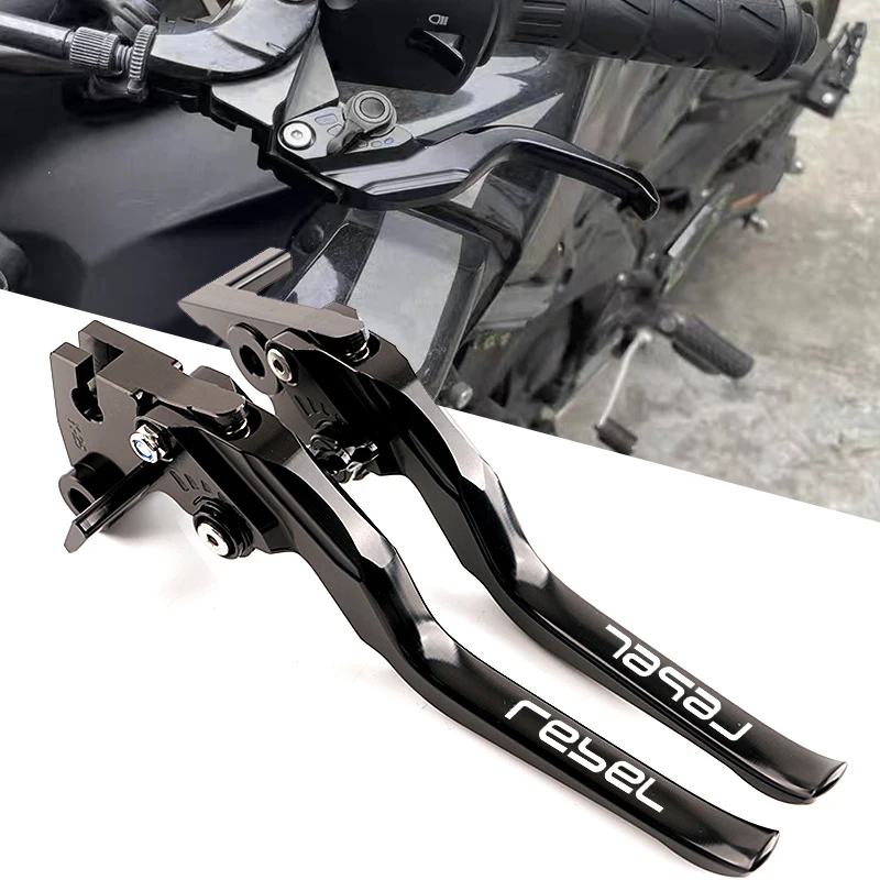 

Новые регулируемые рычаги тормоза и сцепления с ЧПУ для мотоциклов Honda Rebel 300 500 CMX500 CMX300 2017-2024, аксессуары