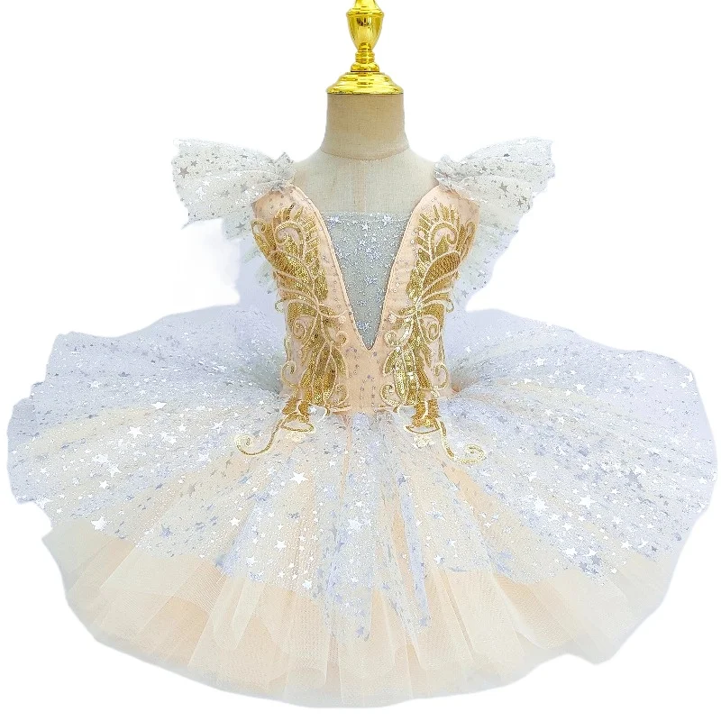 

Vestido De Ballet Para Niña Pequeña tutu dress women kids girls clothes disfraz princesaEvening dress Female dance suit