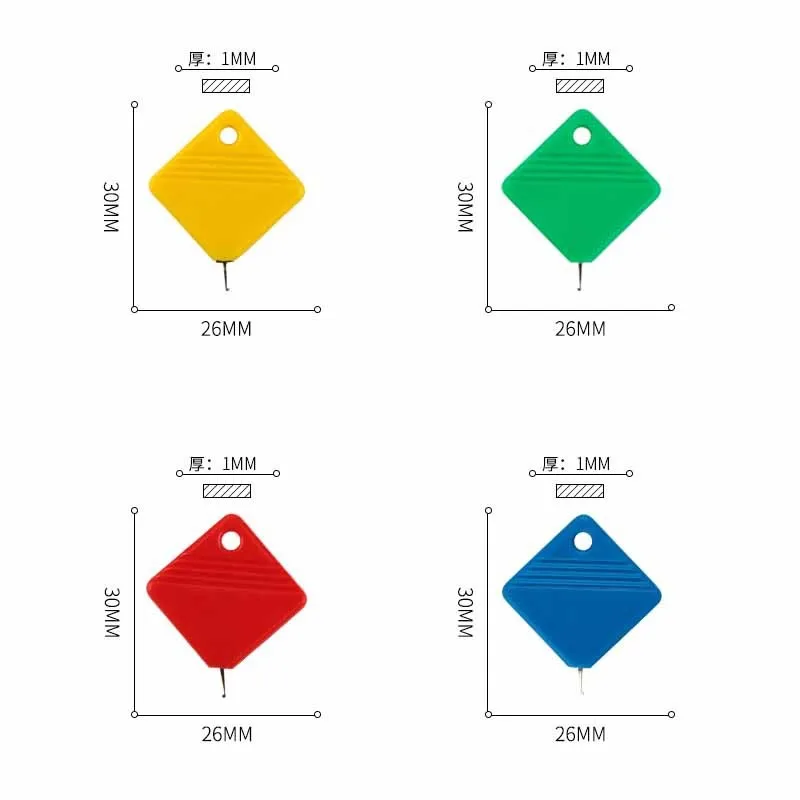 Enfile-Câble existent pour la Couture à la Main, Dispositif Facile à Faire Soi-Même, Guide artificiel astique, pour le Travail, 10 Pièces/Ensemble