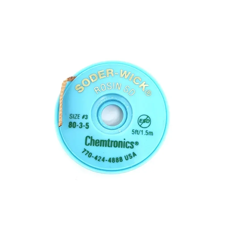 2mm 2.8mm Width Soldering Wire Desoldering Braid Welding Solder Remove Belt USA SW Original Chemtronics BGA Repairing