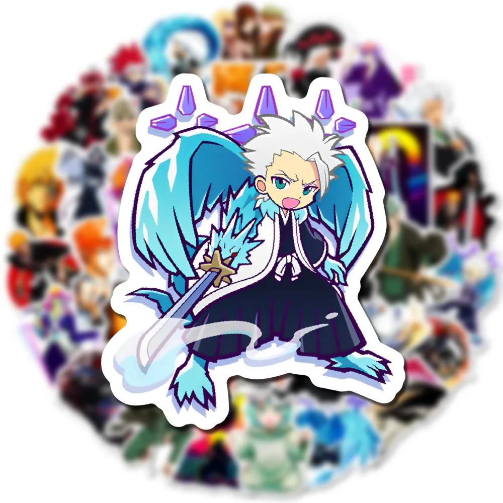 

10/50PCS Classic Cool Anime BLEACH Manga Stickers Waterproof DIY Water Cup Guitar Phone Diary Cartoon Sticker Decals Kid Toys