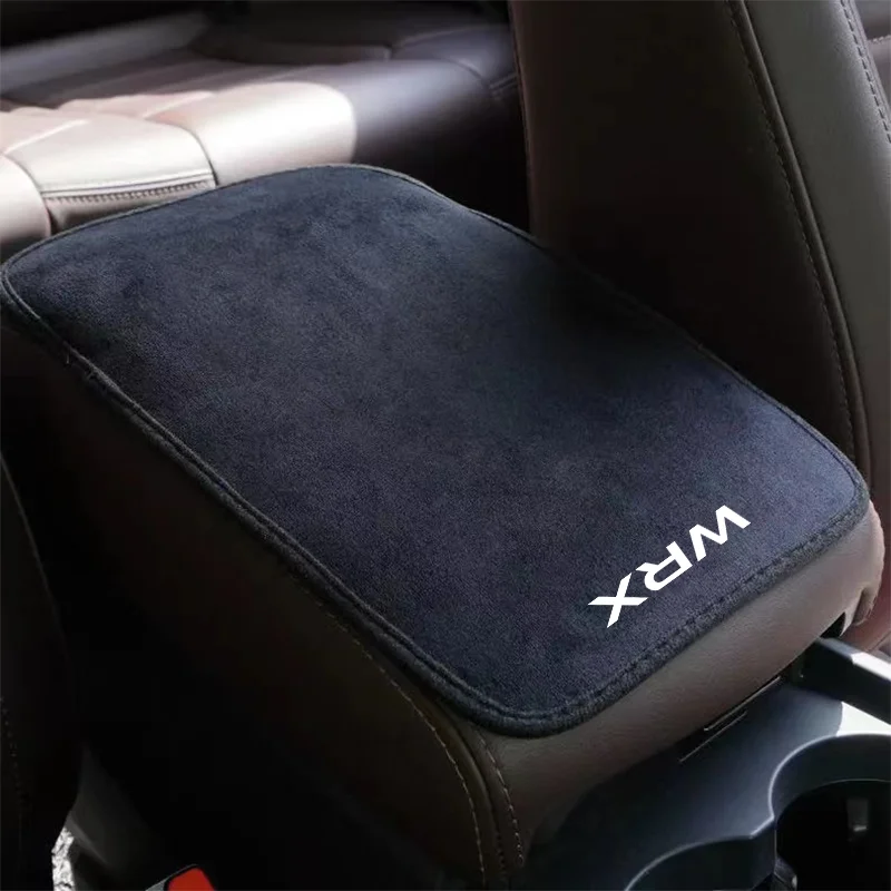 Suede Leather Armrest Mat Arm Rest Auto Armrests Protection Cushion For Subaru WRX Forester Outback Levorg BRZ Legacy ribeca