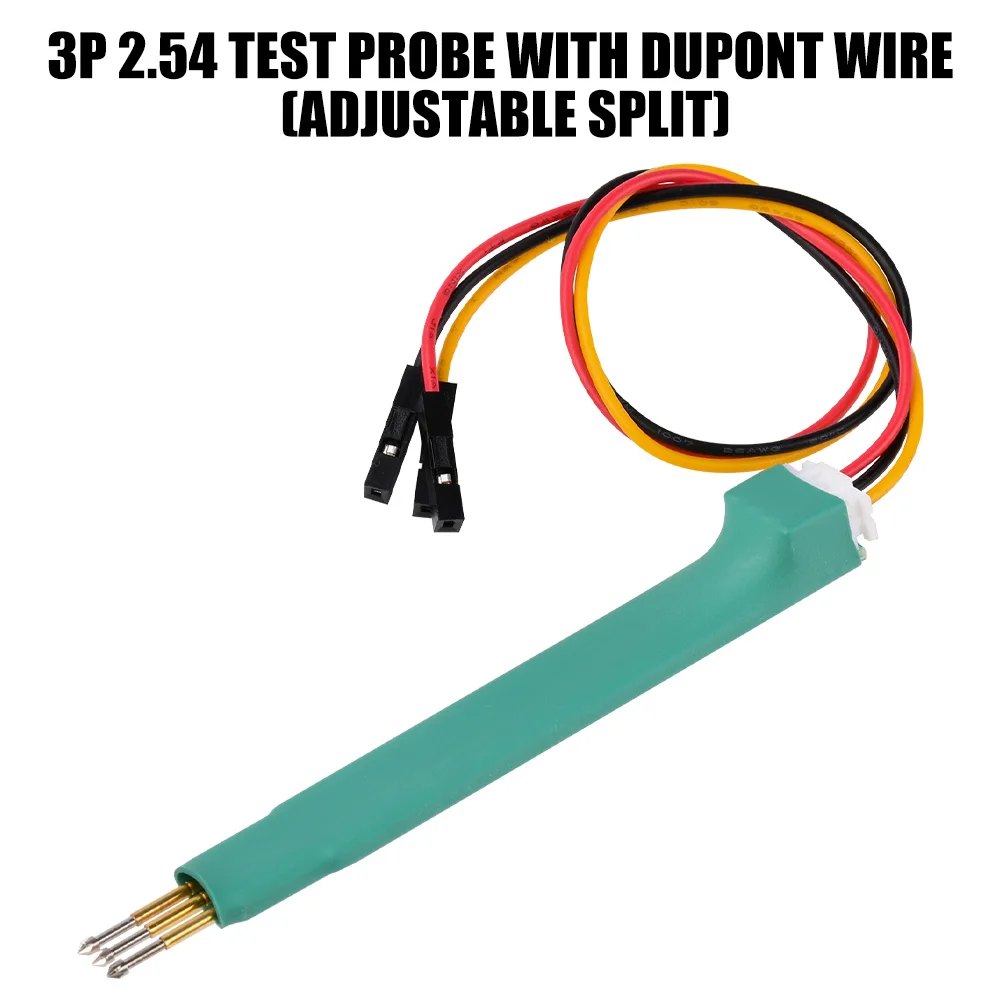 Programmierstift 2,54 mm Rastermaß 2P 3P 4P Microchip Federstifte Testsonde mit DuPont-Kabeln, Pogo-Pin für STC, STM32, STM8 Programmierung – Detail 7