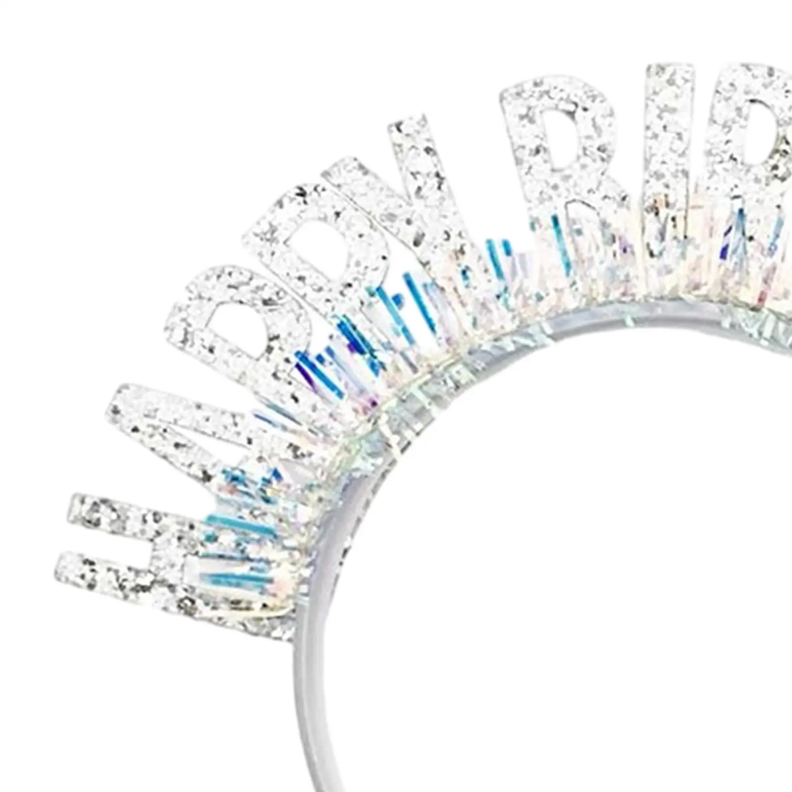 2x Gelukkige Verjaardag Hoofdband Verjaardag Haar Kroon Hoepel Verjaardag Tiara Gelukkige Verjaardag Haarband voor Feest Vakantie Cadeaubenodigdheden Tieners