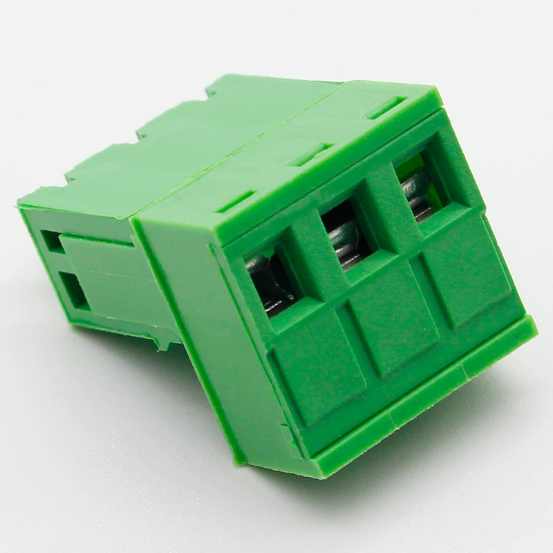 10 sets ht5.08 3pin Terminal plug type 300V 10A 5.08mm pitch connector pcb screw terminal block