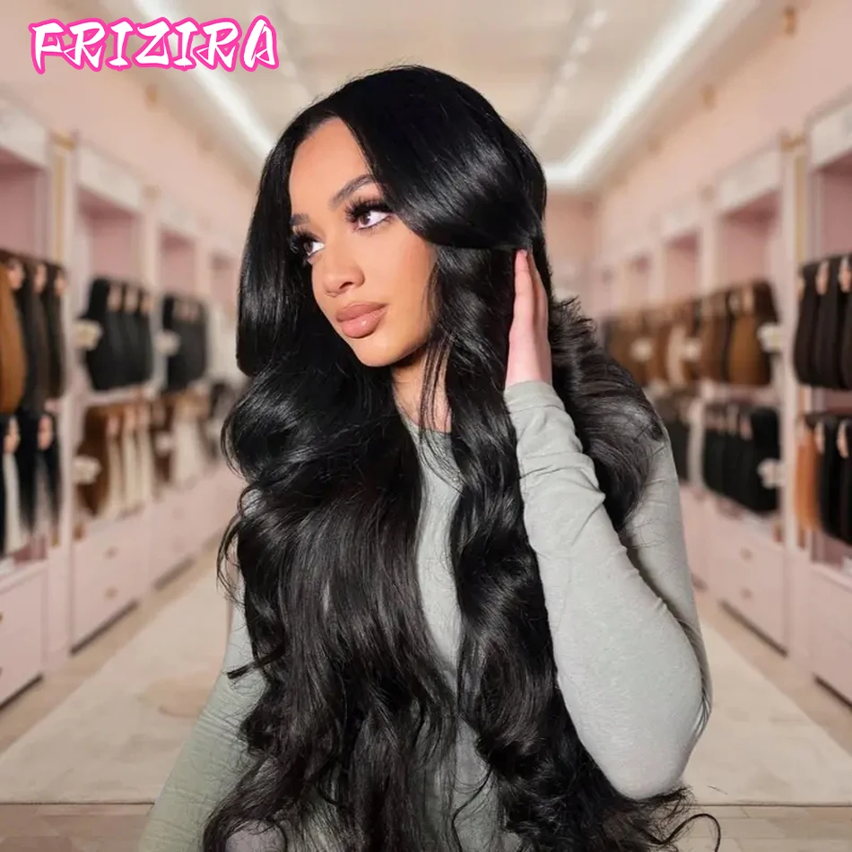 

Парик из натуральных волос Body Wave с плотностью 250%, 30-36 дюймов, 13x6 HD кружевной фронтальный парик из натуральных волос, предварительно снятый с линии роста волос, с детским волоском, для женщин