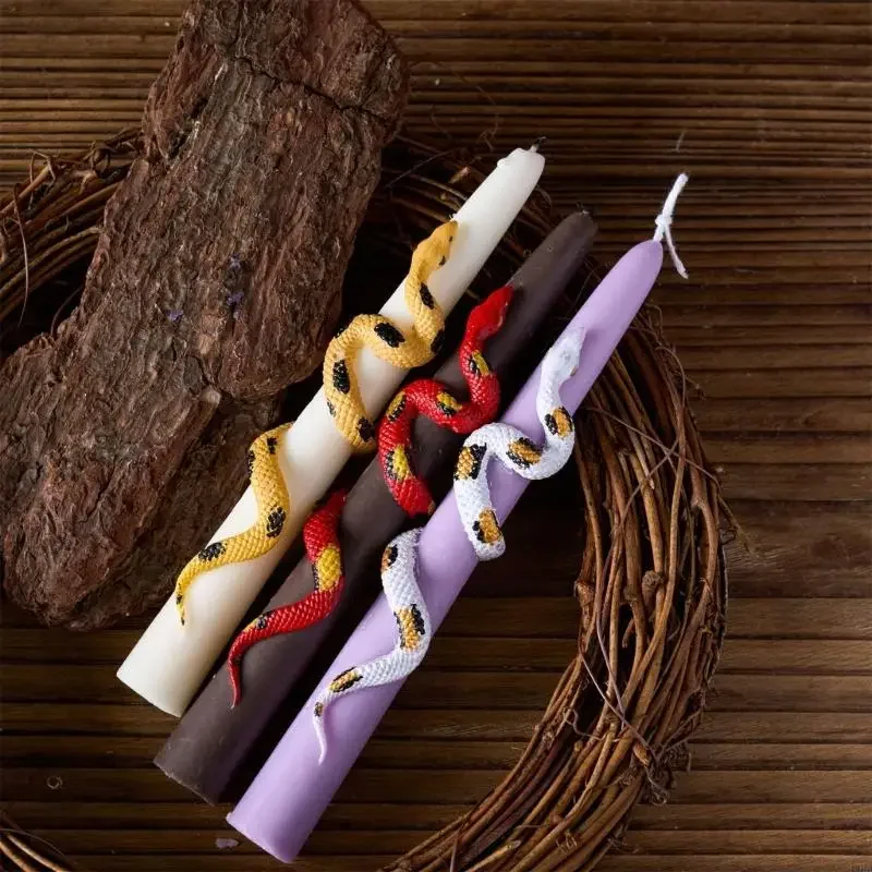 

Carved Flower Butterfly Snake Silicone Pillar Molds for Candle Soap Home Decoration Epoxy Resin Silicone Molds Y5GB