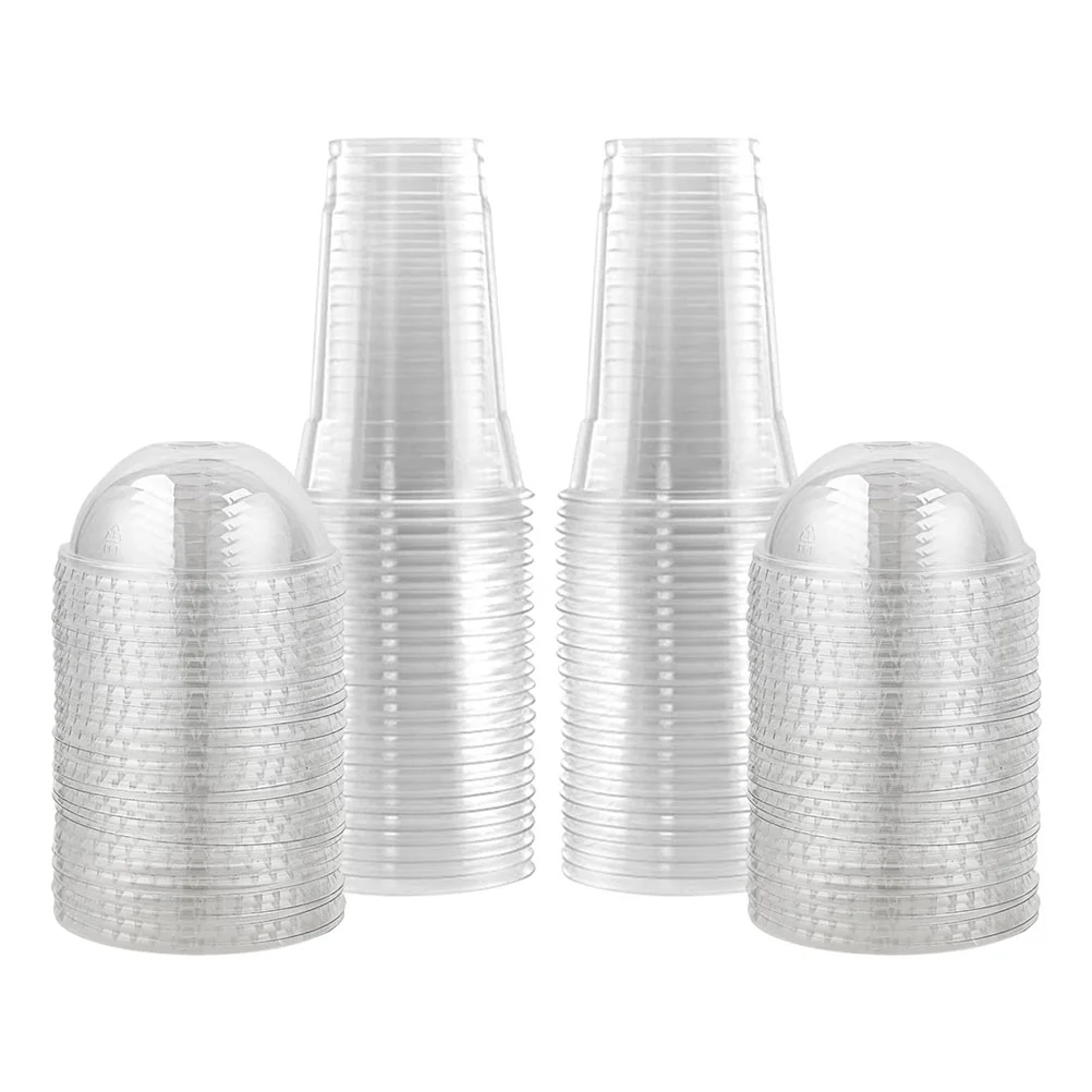 

40 Pcs Stylish Cups Portable Clear Accessories Beverage Juice Transparent Plastic Pp