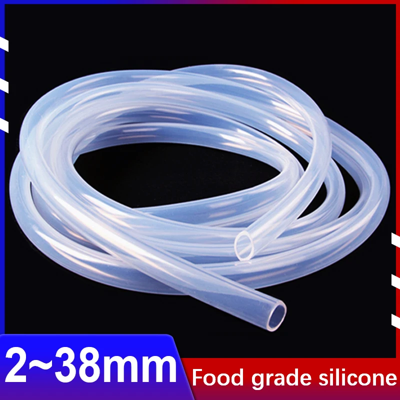 

Silicone Tube Food Grade Hose Transparent Tasteless High Temperature Resistant Water Dispenser Peristaltic Pump Household