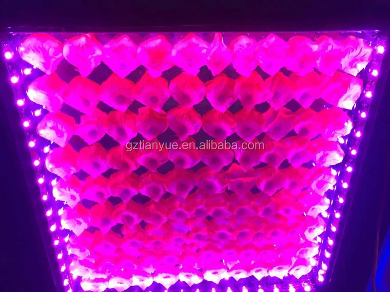 2019 new custom new infinity flower wedding decoration rental magnetic led dance floor for sale