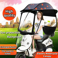 Electric Motorcycle Canopy Electric Vehicle Canopy General Scooter Motor Vehicle Umbrella Rainproof Thickened Sunshade Cover