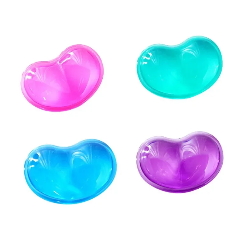 Quality Wavy Comfort Gel Computer Mouse Hand Wrist Rests Support Cushion Pad,Fashion Silicone Heart-shaped Wrist Pad