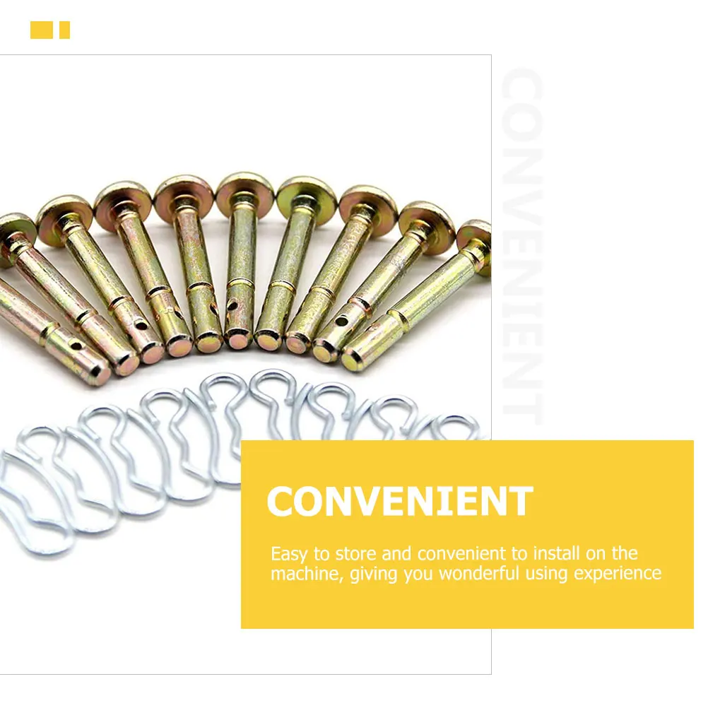 

1 set 1 Set Snow Blower Shear Pins Replacement Cotter Pin Set Durable Metal Parts For Accessories 118 Characters