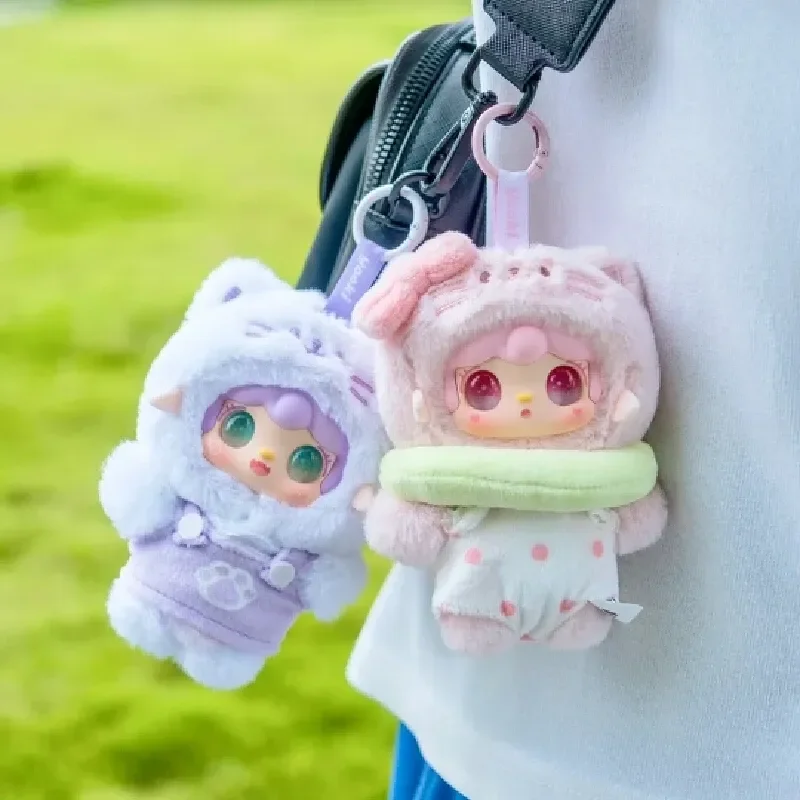 Yooki Meow Summer Party Mistero Peluche Vinile Faccia Bambola Cieca Scatola Bambola carina Giocattoli alla moda Decorazione della stanza Ornamento Borsa Ciondolo Regali