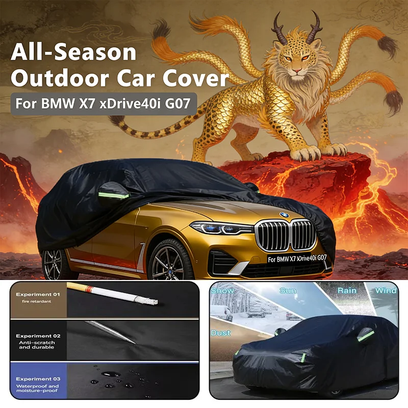 

Car covers for BMW X6 xDrive40i Outdoor Protection Full Car Covers Snow Cover Sunshade Waterproof Dustproof Exterior