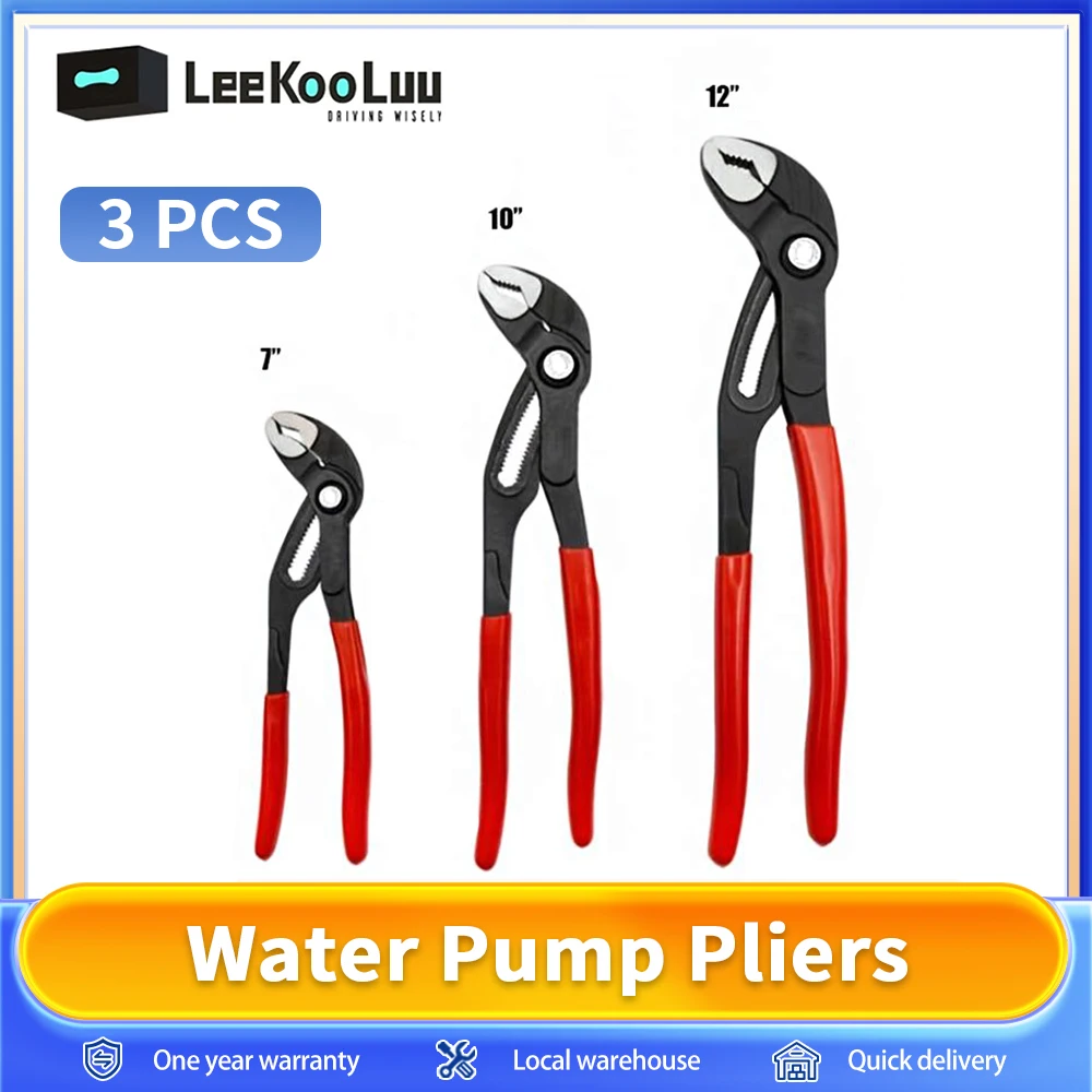 3 pz 7 /10/12 chiave multifunzionale regolabile a sgancio rapido pinza per tubi dell'acqua idraulico idraulico utensili manuali per uso domestico