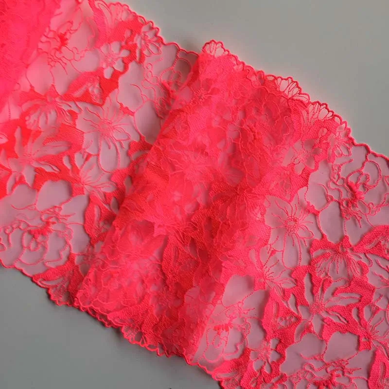 

1lot/20Yds EmbroideryTrim Fabric Mesh Tulle Flowers Lingerie Accessories For Bra Evening Dress Garment Sewing High Quality