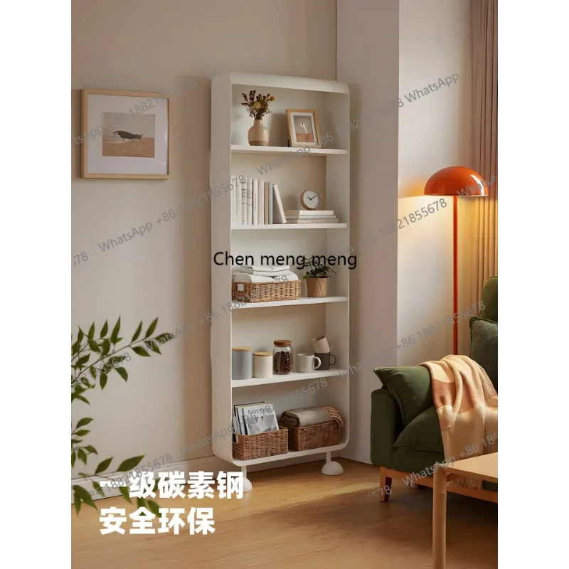 Shelves, simple and small household living room, very narrow layered floor storage shelves
