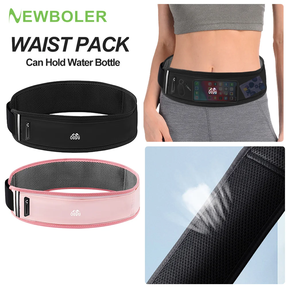 

NEWBOLER Поясная сумка для бега Женская спортивная поясная сумка Мужская поясная сумка Телефон Спортивная сумка Гидратационная поясная сумка Аксессуары для бега