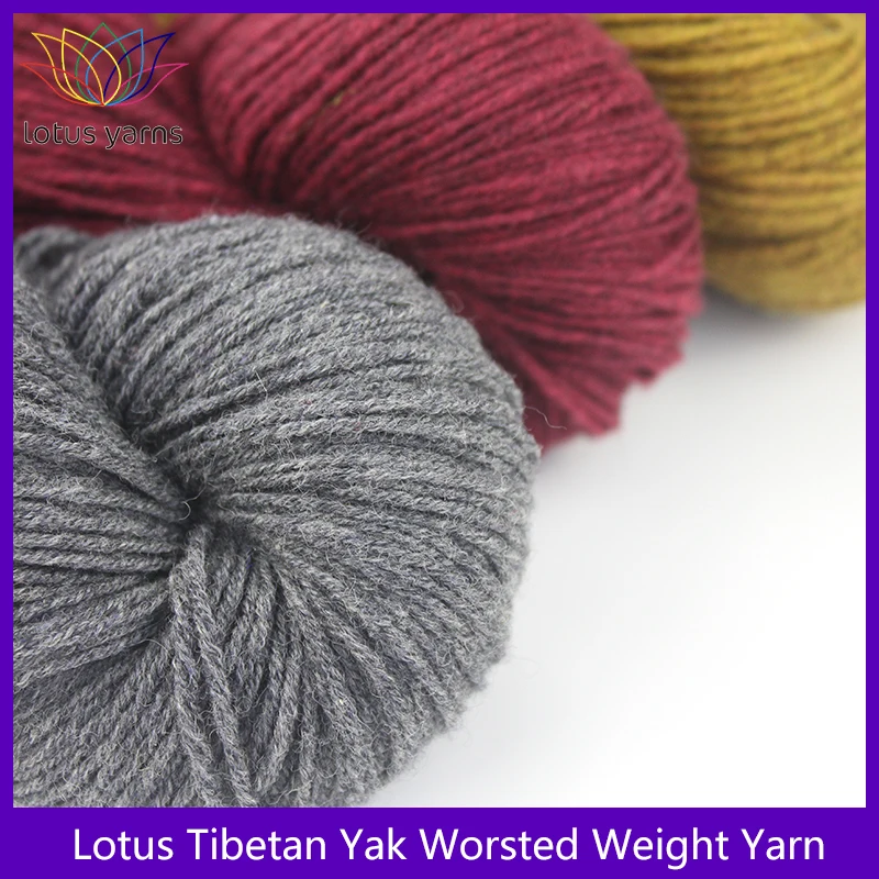 1*100g hank 100% Tibetan Yak Worsted Weight Hand Knitting Yarn