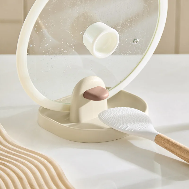 Bird Lid Rack, Countertop Sitting Storage Rack, Household Lid, Kitchen Drain Rack, Spatula Rack.