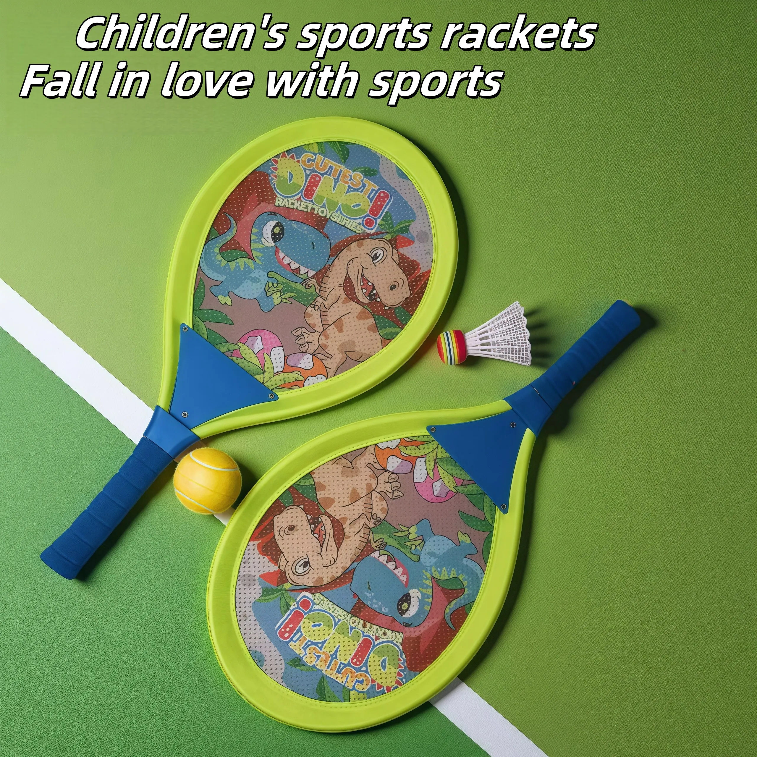 الأطفال المبتدئين اختيار الكرة الفتيان والفتيات اختيار الكرة الريشة تنس التدريب الرياضة في الهواء الطلق لعبة مثالية مضرب هدية