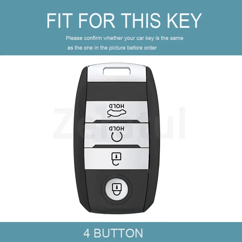 4 Buttons TPU Keyless Car Smart Key Case Cover For KIA Rio Rio5 Sportage Ceed Cerato K3 KX3 K4 K5 Sorento Optima Picanto Shell