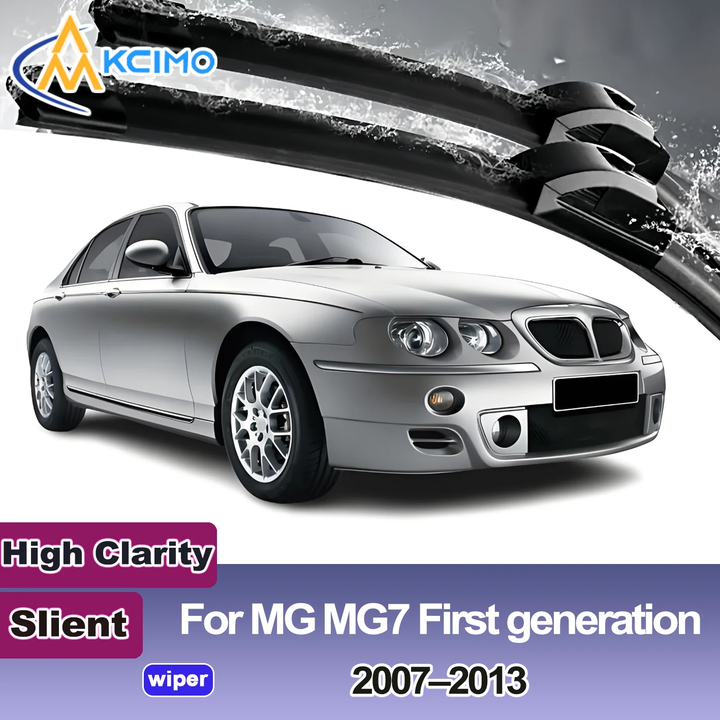 

KCIMO 2PCS New Front Windshield Wiper Blade for MG MG7 First generation 2007-2013 Front Windshield Auto Wipers Blade Accessories