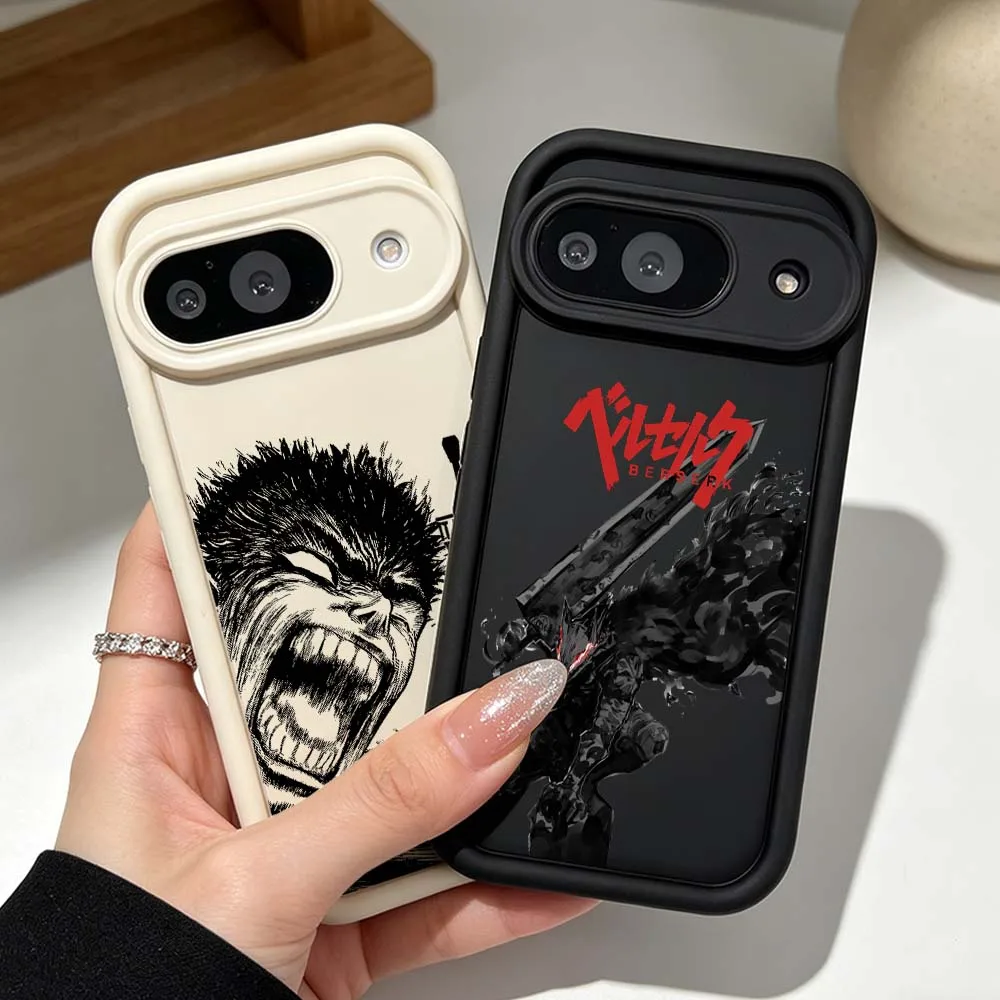 Berserk Cool Phone Case For Google Pixel 10 9 8 7 9a 8a 7a Pro XL Eye Ladder Silicone Cover